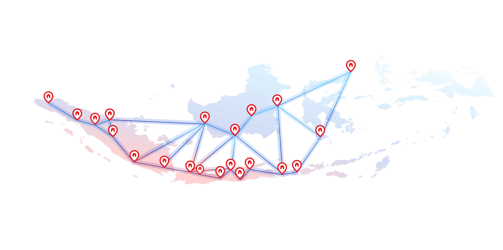 Indonesia Distribution Map